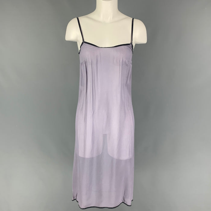 MIU MIU Size S Lilac Rayon Slip Dress