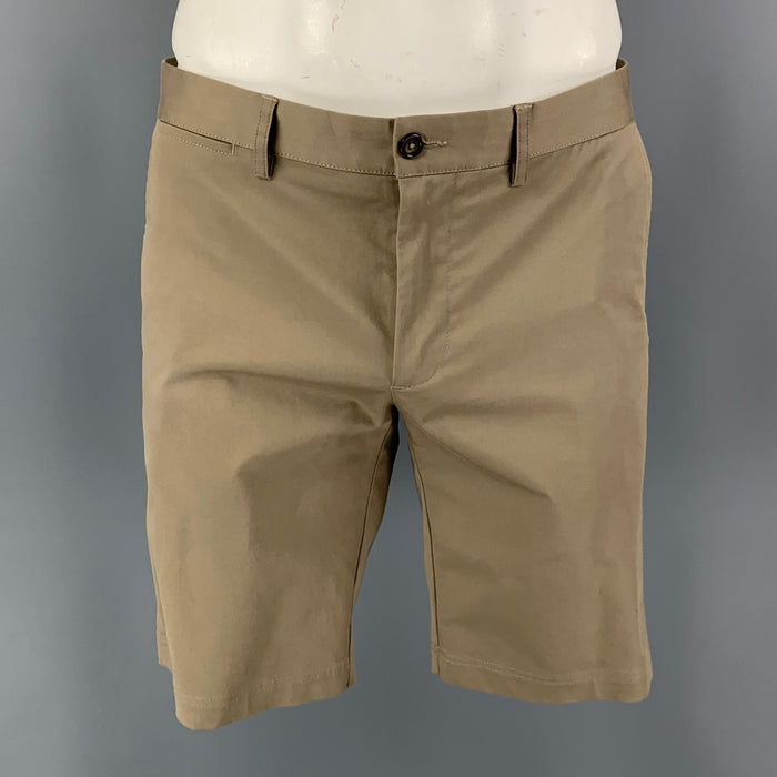 DOLCE & GABBANA Size 36 Khaki Cotton Chino Shorts