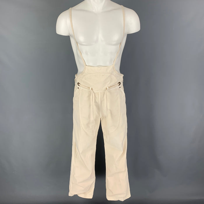 KAPITAL Size XS Beige Cotton Overalls