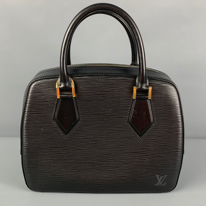 LOUIS VUITTON Black Epi Leather Pont Neuf PM Handbag