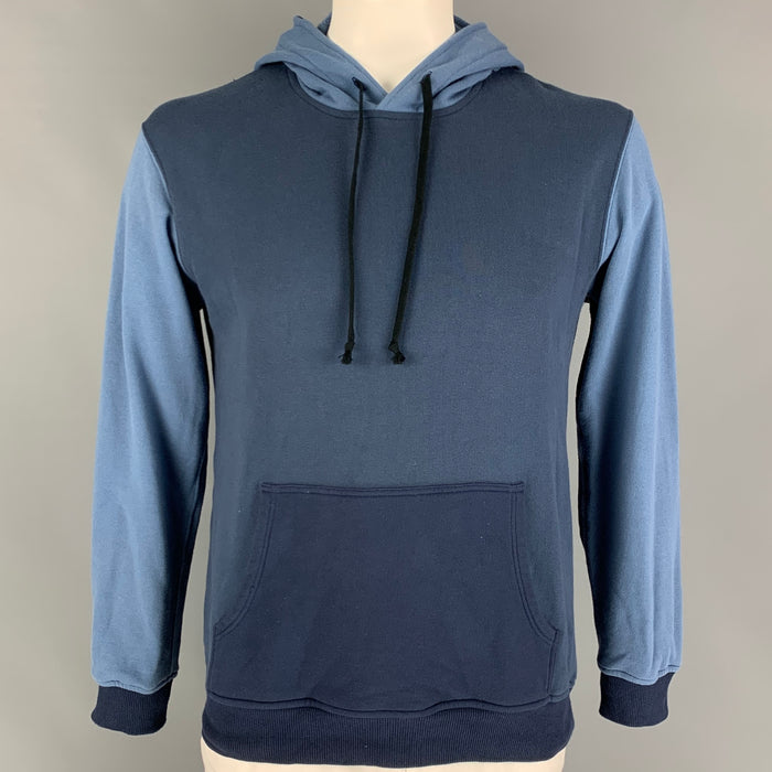 COMME des GARCONS SHIRT Size L Navy Blue Cotton Hoodie Sweatshirt