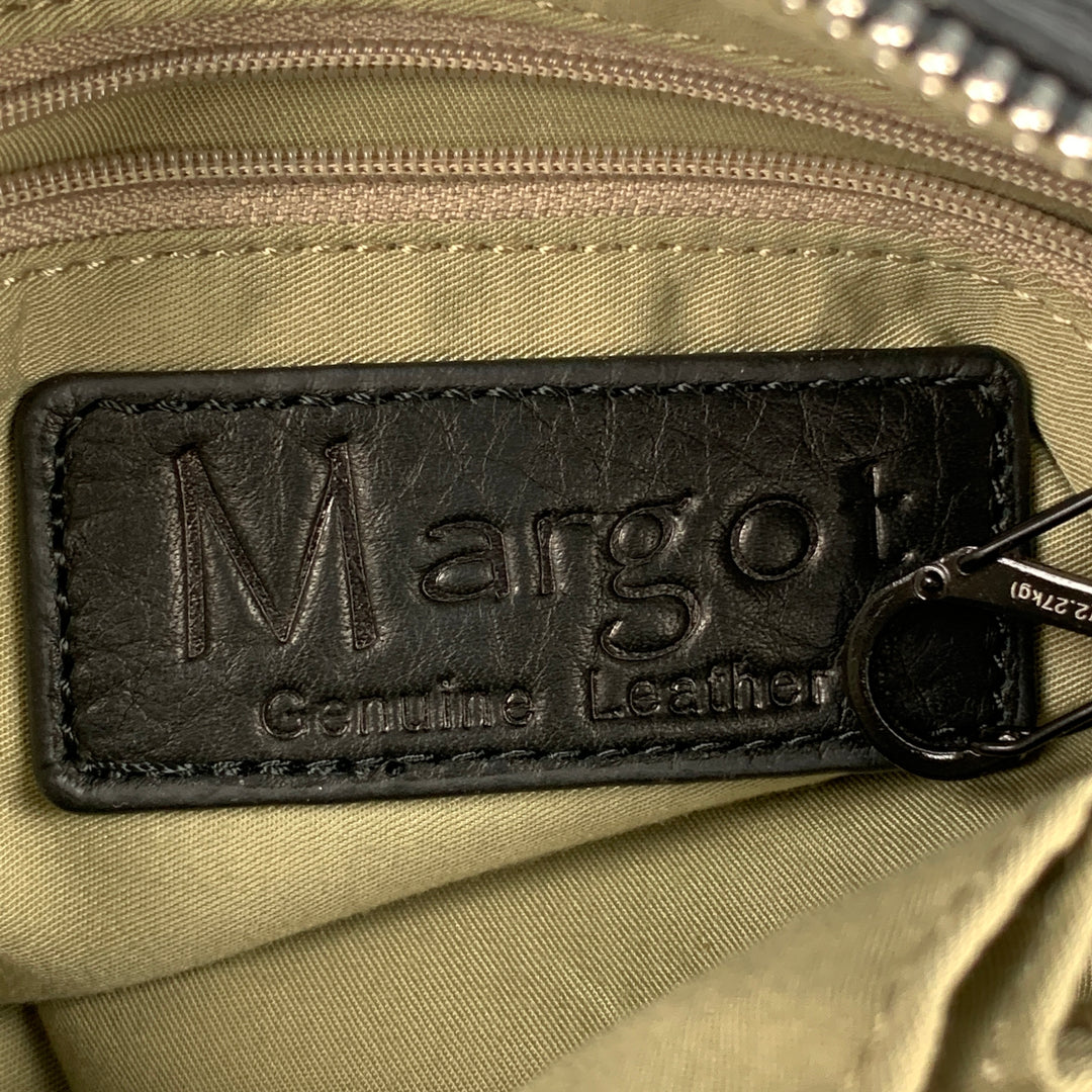 MARGOT Black Leather CrossBody Bags