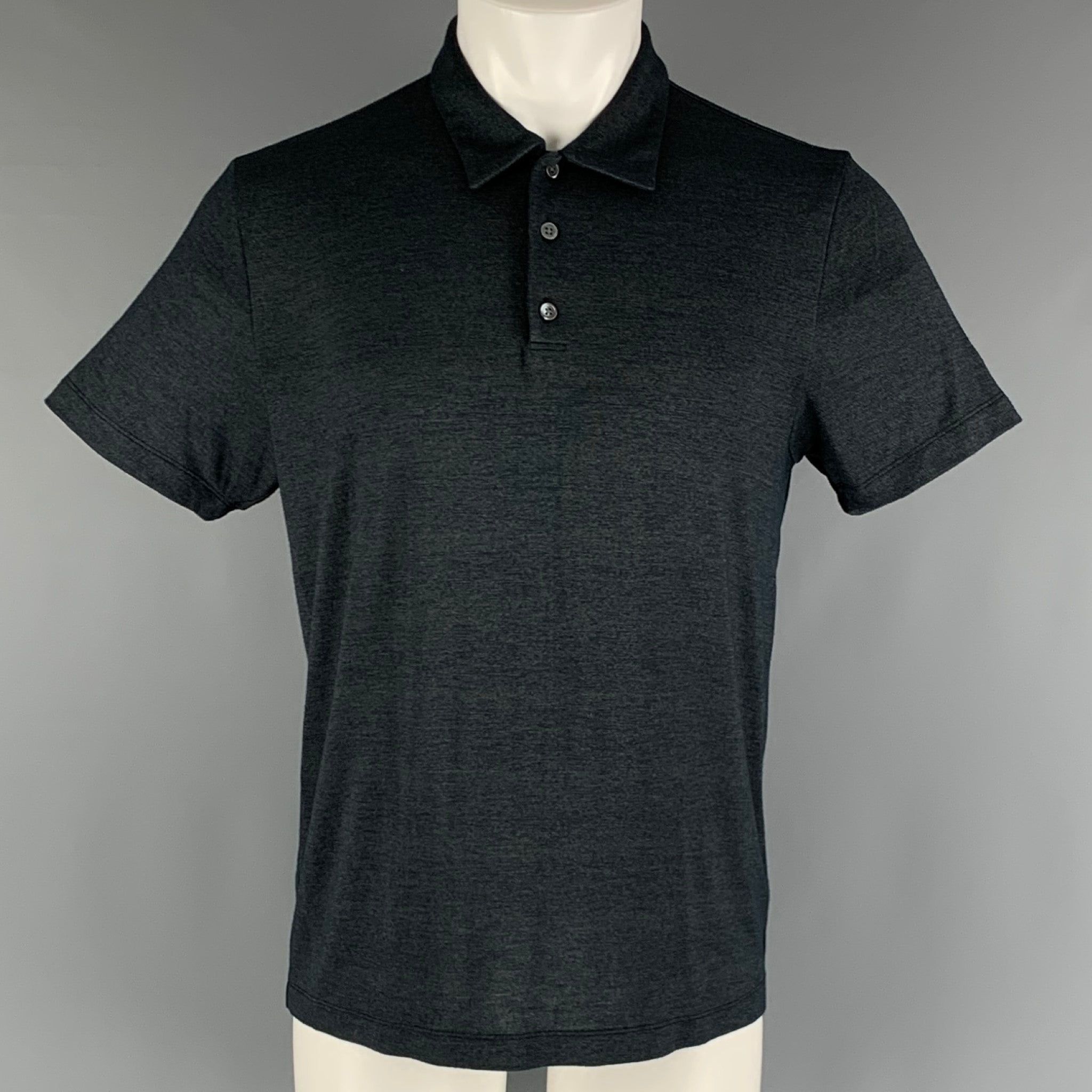 Louis Vuitton - Authenticated Polo Shirt - Cotton Green Plain for Men, Very Good Condition