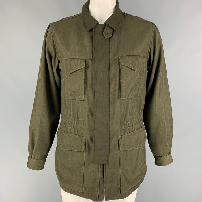 MARC JACOBS Size M Olive Green Polyamide Utility Jacket