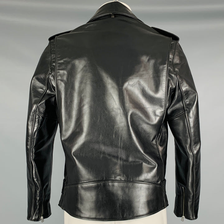 PERFECTO by SCHOTT BROS Size M Black Leather Motorcycle Jacket