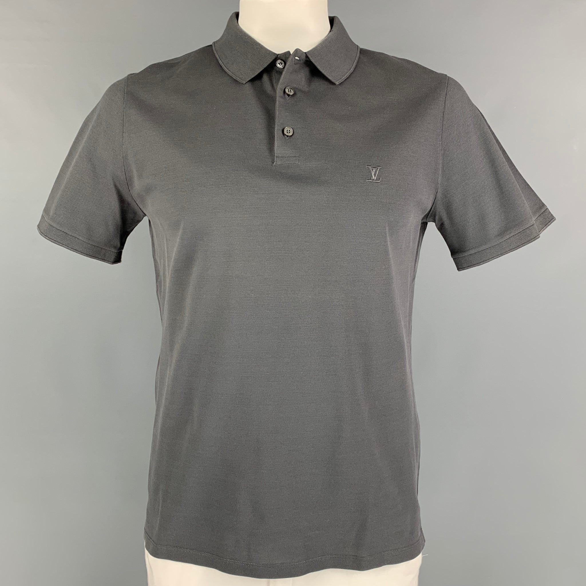 Polo shirt Louis Vuitton Grey size XL International in Cotton - 29920014