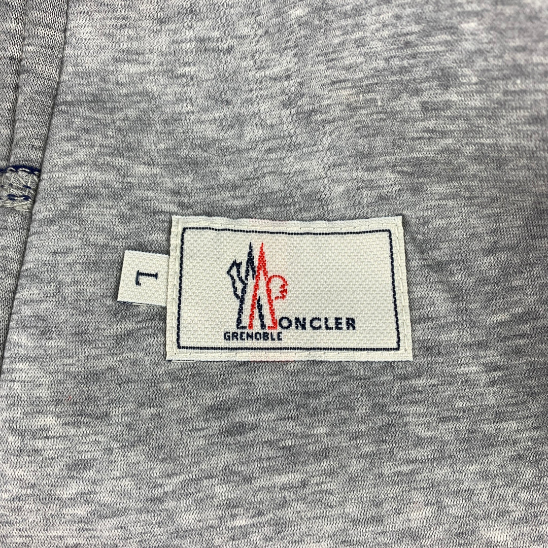 MONCLER Size L Blue Nylon / Cotton Zip Fly Shorts