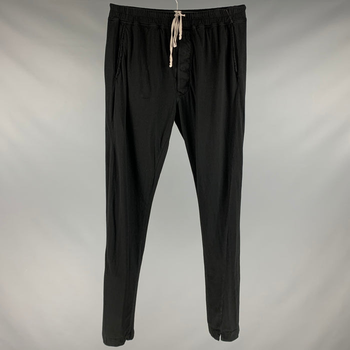 DRKSHDW Size M Black Cable Cotton Sweatpants Casual Pants