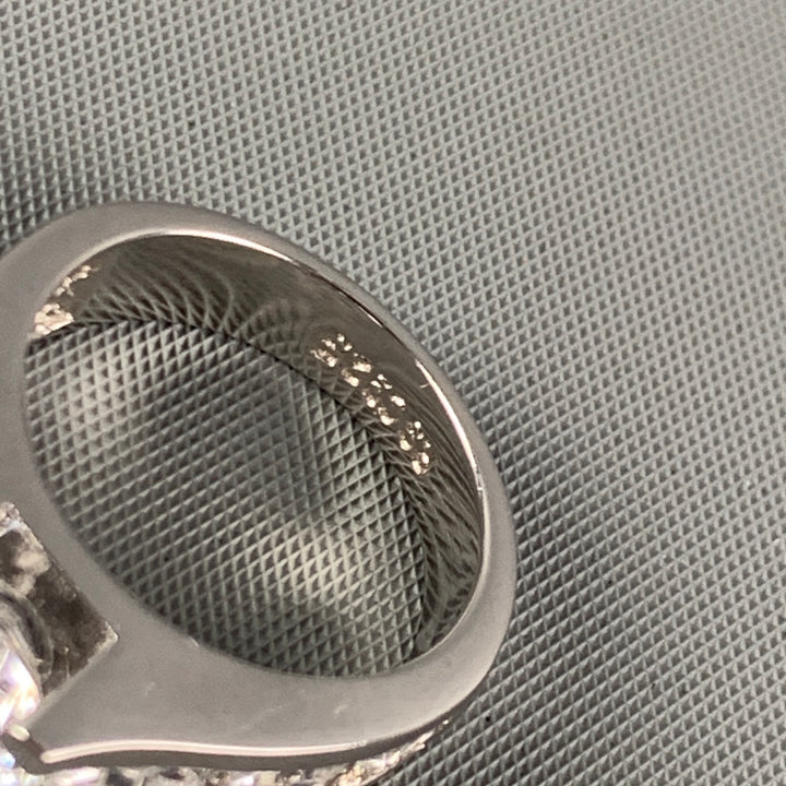 RSC Sterling Silver Zirconia Ring