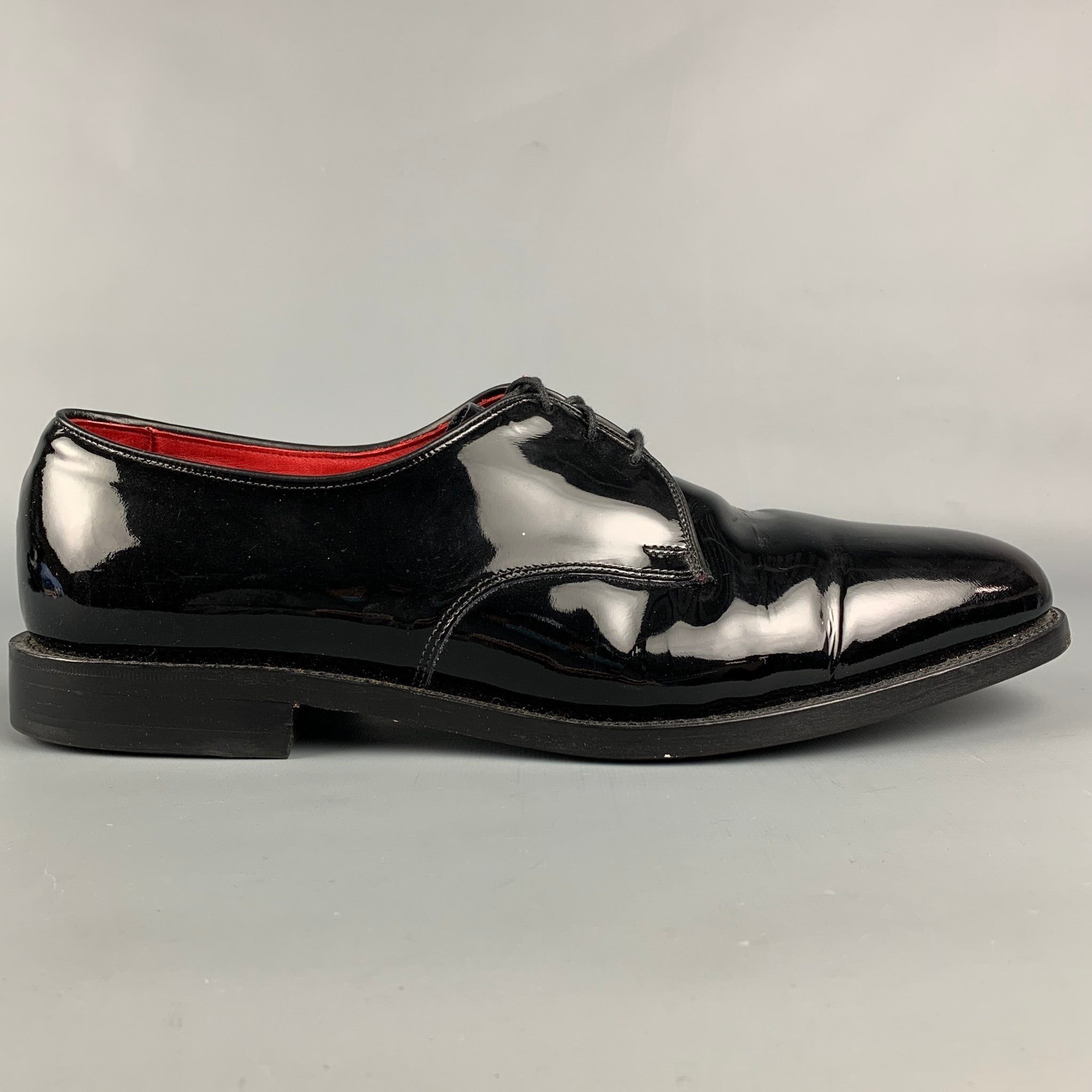allen edmonds black dress shoes ALLEN EDMONDS Spencer Size 11.5 Black Leather Lace Up Shoes – Sui Generis Designer Consignment