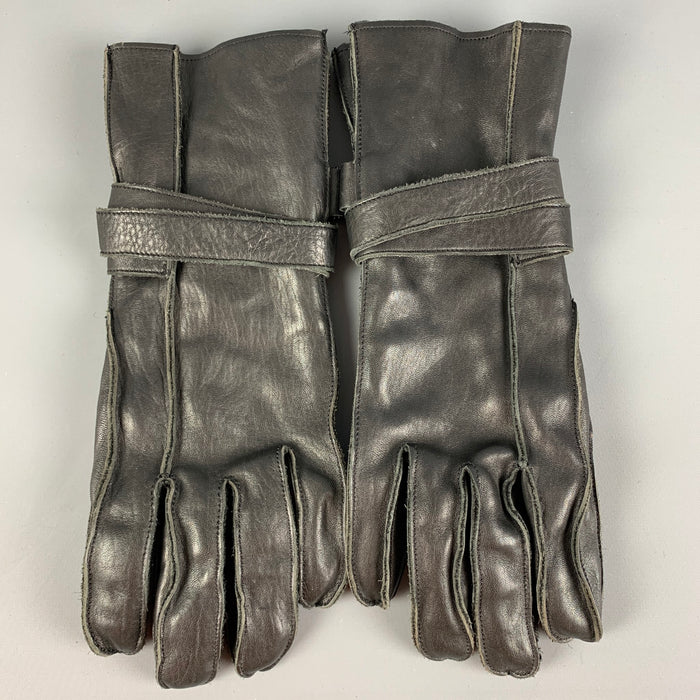 Vintage Y's by YOHJI YAMAMOTO Size One Size Black Leather Gloves