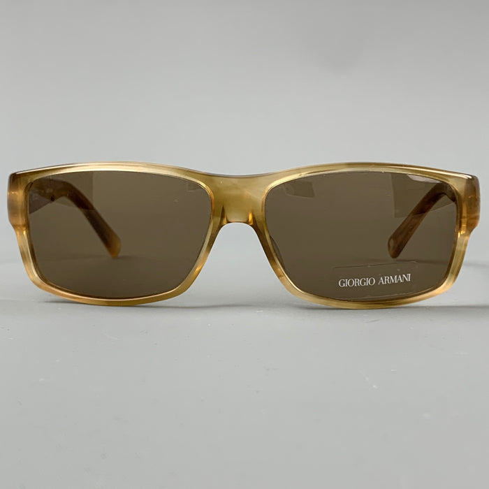 GIORGIO ARMANI Taupe Acetate Sunglasses