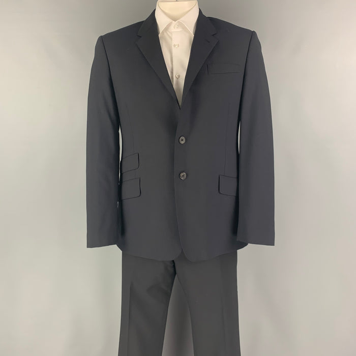 PAUL SMITH Talla 42 Regular Traje cruzado de lana negro