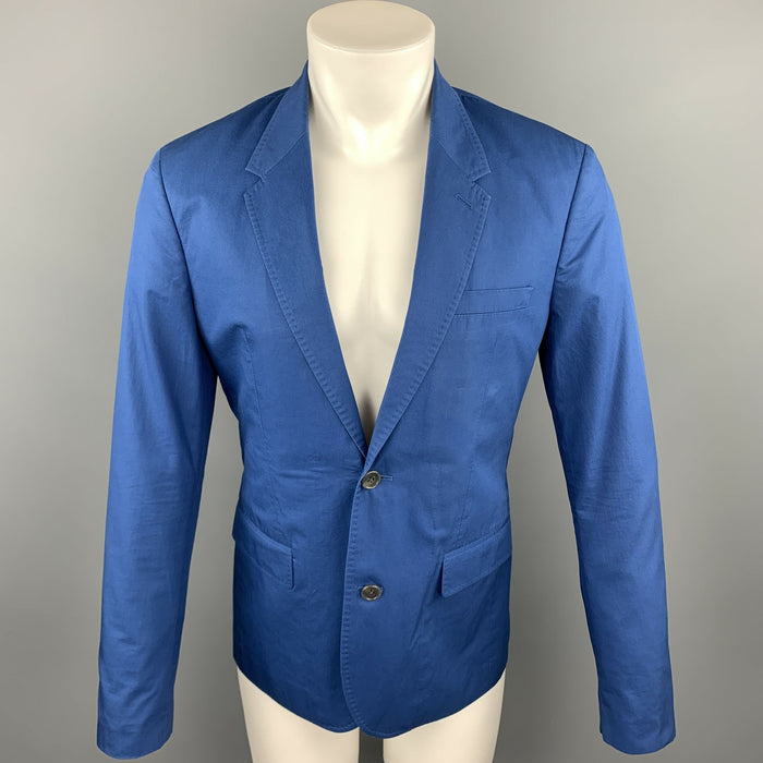 MARC by MARC JACOBS Blue Cotton Notch Lapel Sport Coat
