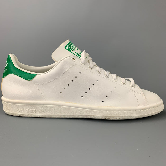 Vintage ADIDAS Size 11 White Leather Stan Smith Sneakers