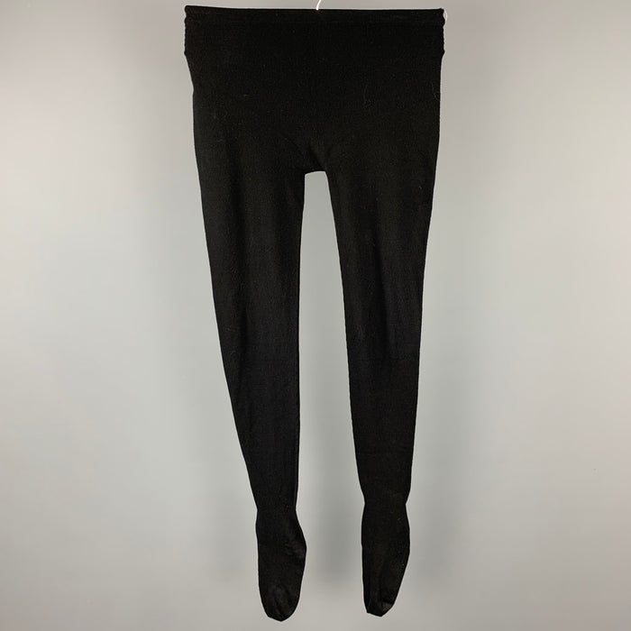 MAISON MARTIN MARGIELA Size M Black Viscose / Polyester Leggings