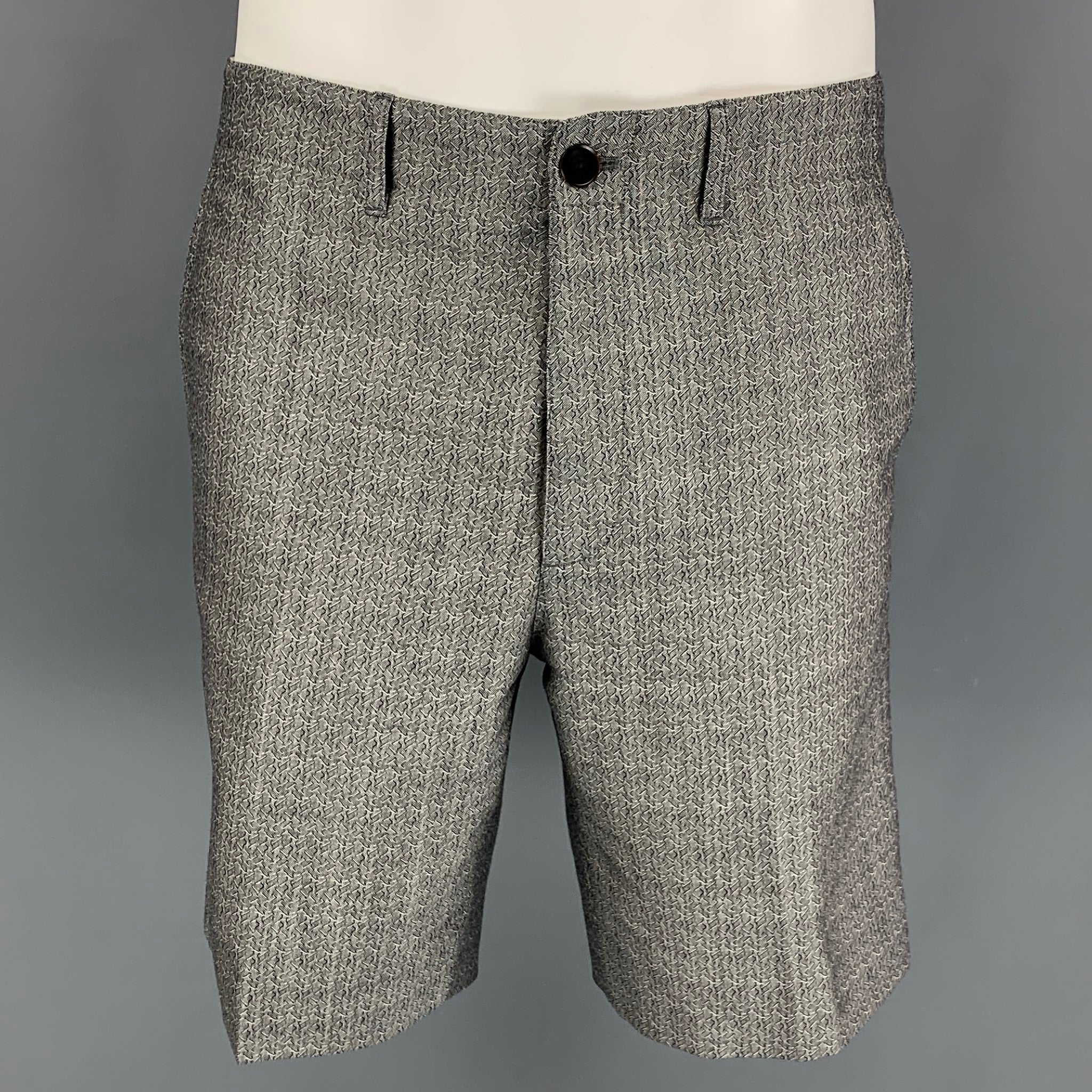 Louis Vuitton Perforated Leather Shorts