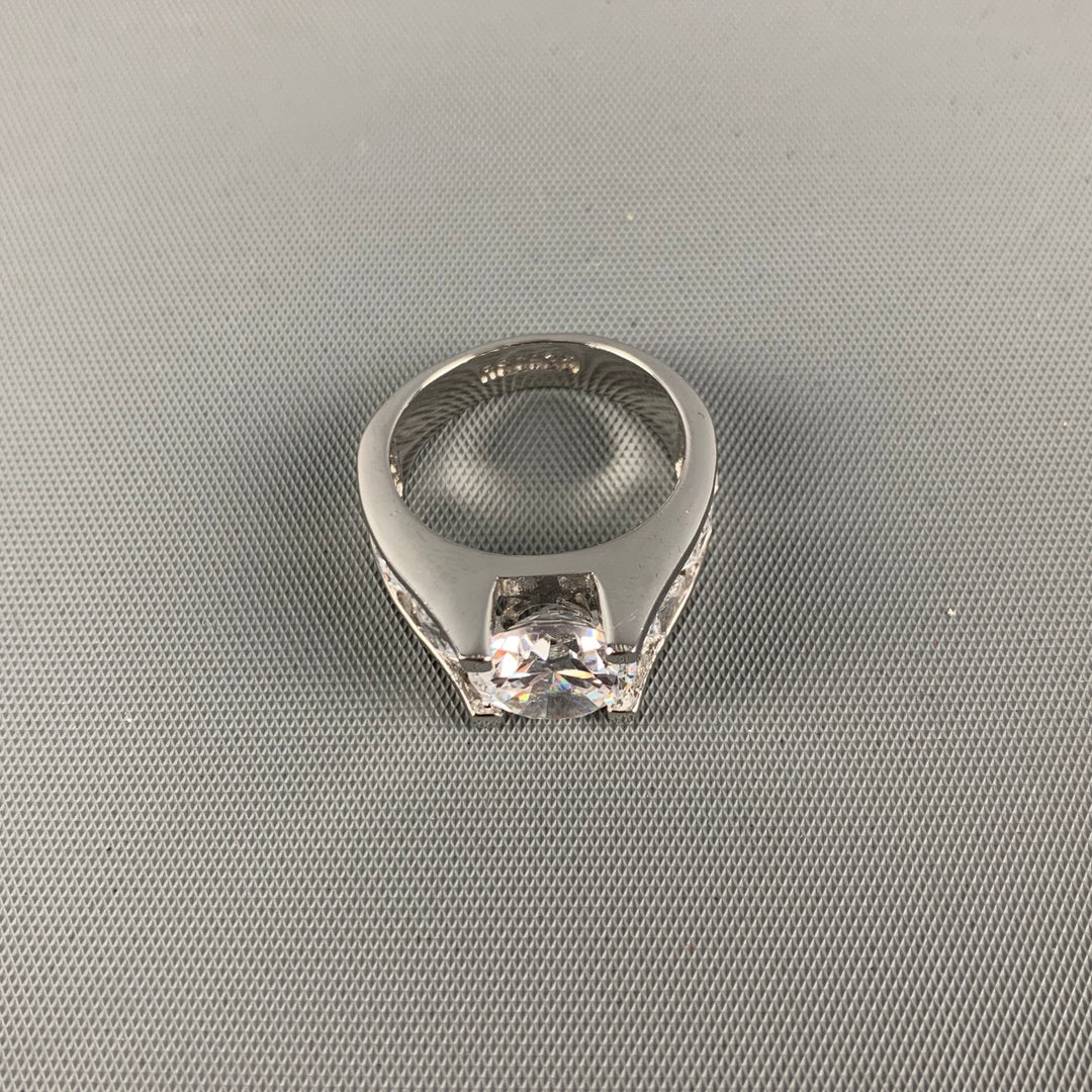 RSC Sterling Silver Zirconia Ring