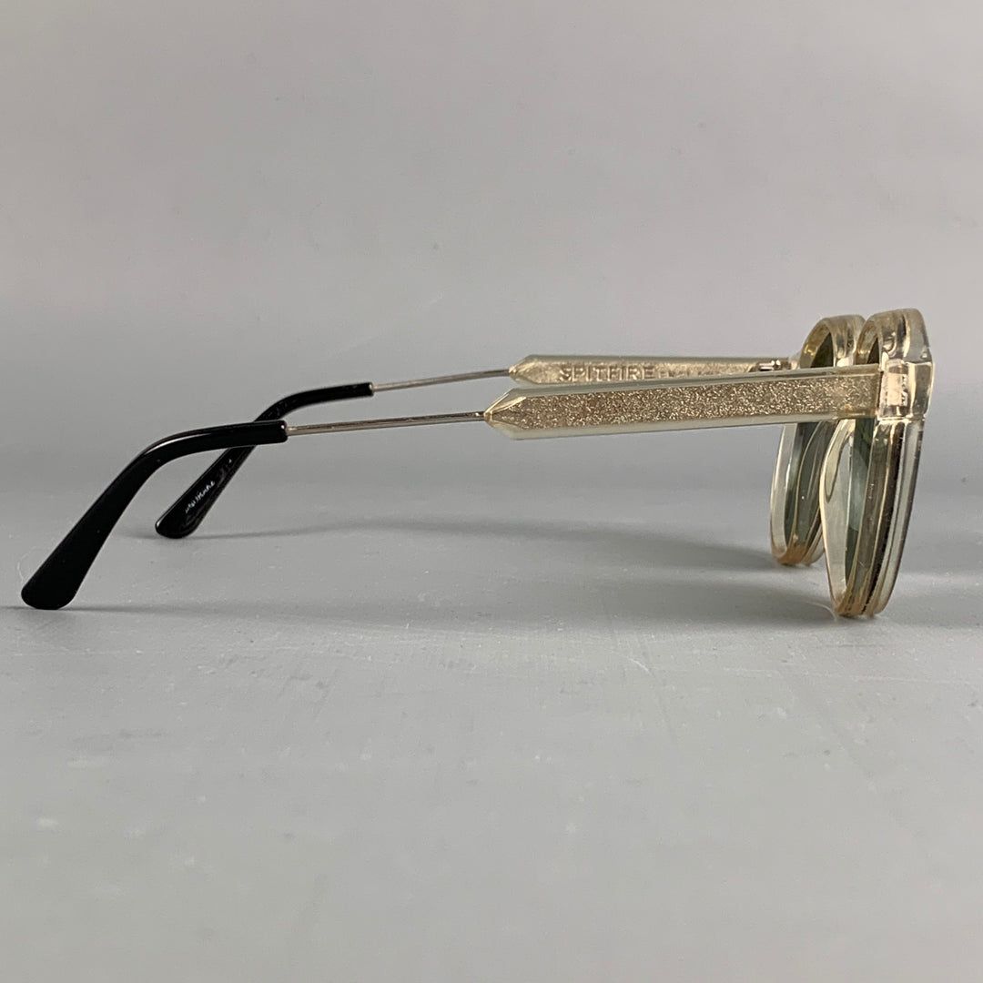 Gafas de sol redondas de acetato amarillo claro SPITFIRE