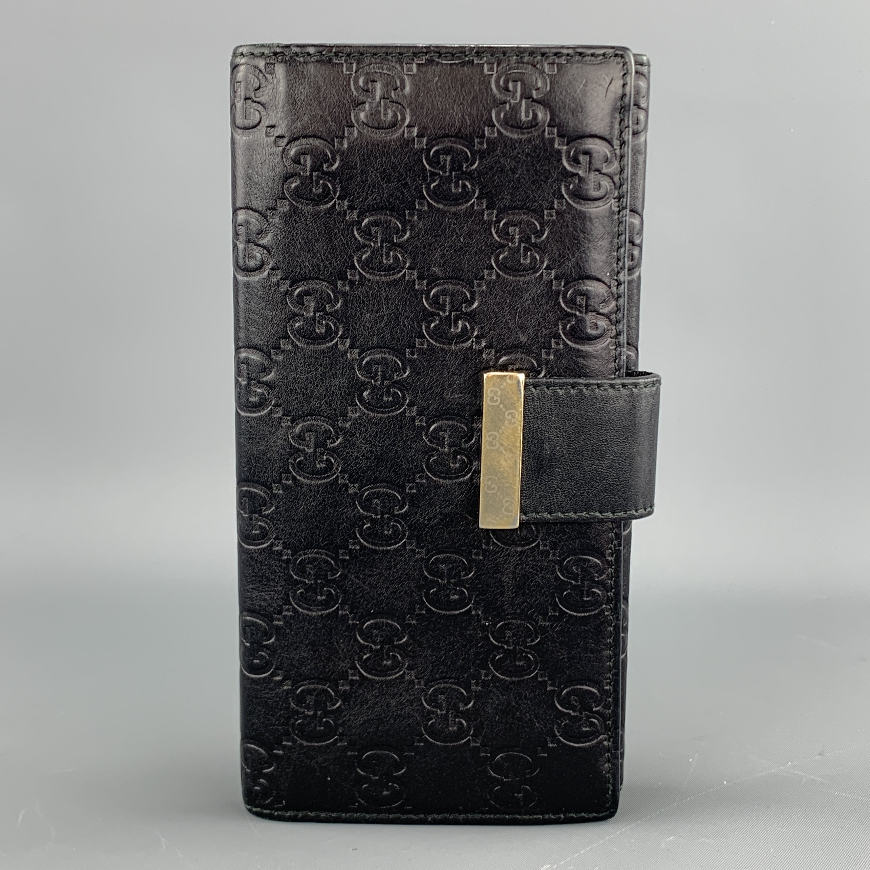 GUCCI wallet 231844/BR Bill Compartment Standard crest leather