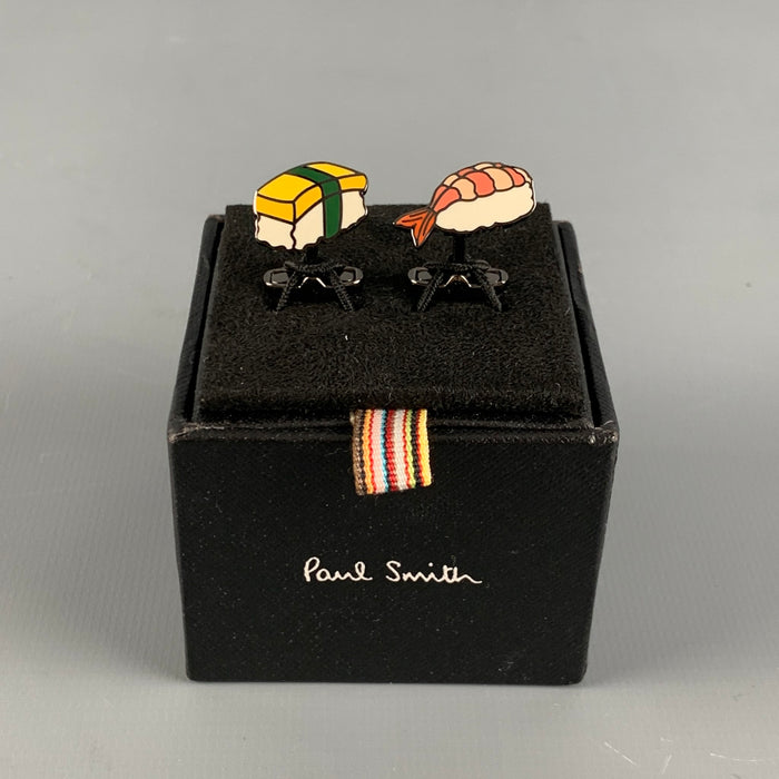 PAUL SMITH Gemelos de metal multicolor