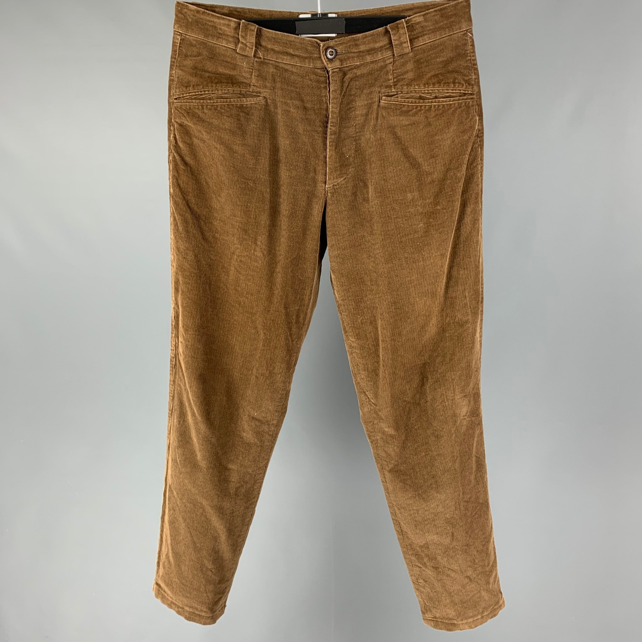 J&ANS by DOLCE & GABBANA Size 34 Brown Corduroy Cotton Casual