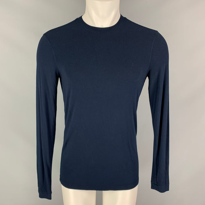 GIORGIO ARMANI Size M Navy Crew-Neck Pullover