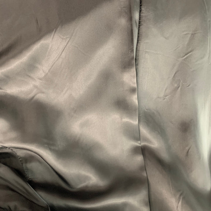 FACONNABLE Manteau boutons cachés en cachemire noir taille 48