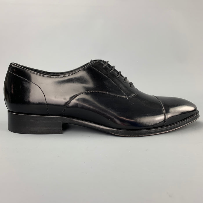 Zapatos con cordones y puntera de cuero negro de PS by PAUL SMITH Talla 9