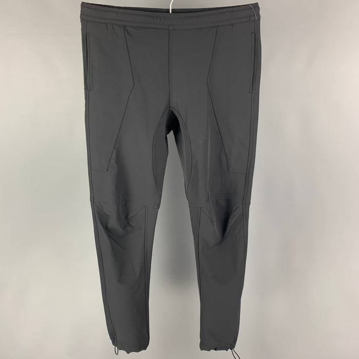 BOTTEGA VENETA Pre-Spring 2020 Size 32 Black Polyamide Casual Pants