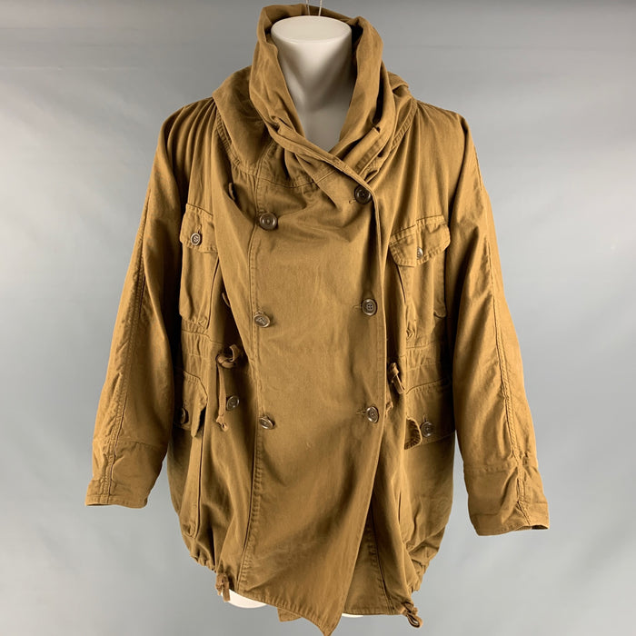 KAPITAL Size M Brown Cotton Hooded Jacket