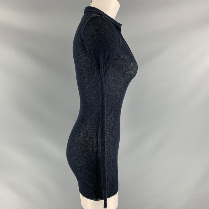 JAMES PERSE Size S Black Not Listed Ribbed Casual Top