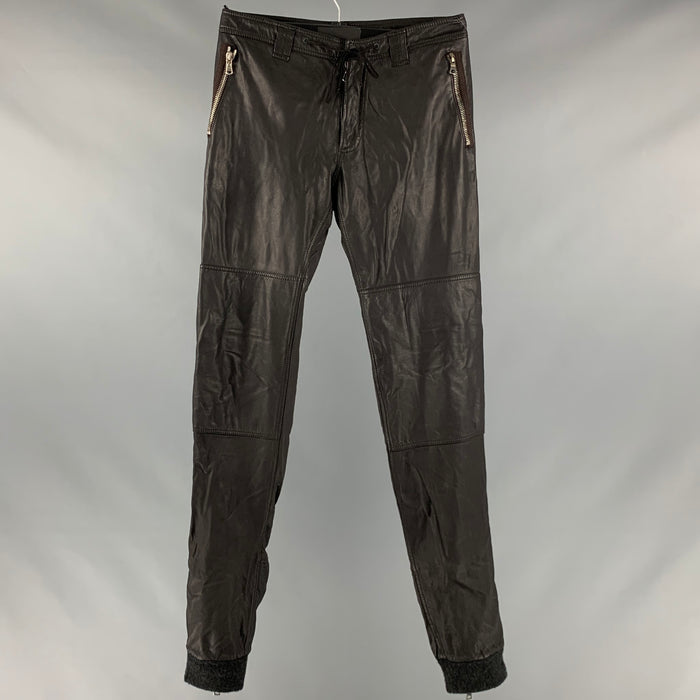 MARC JACOBS Size 30 Black Drawstring Casual Pants