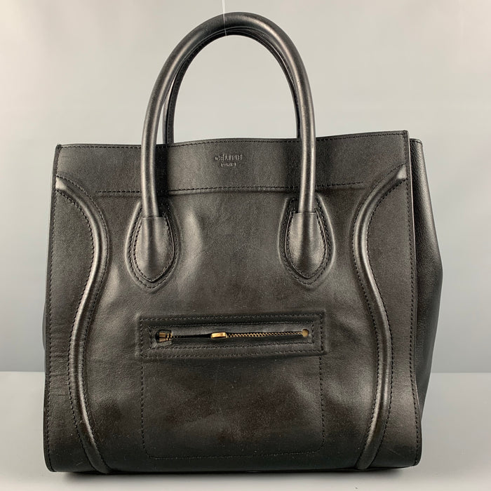 Bolso de mano CELINE de cuero negro