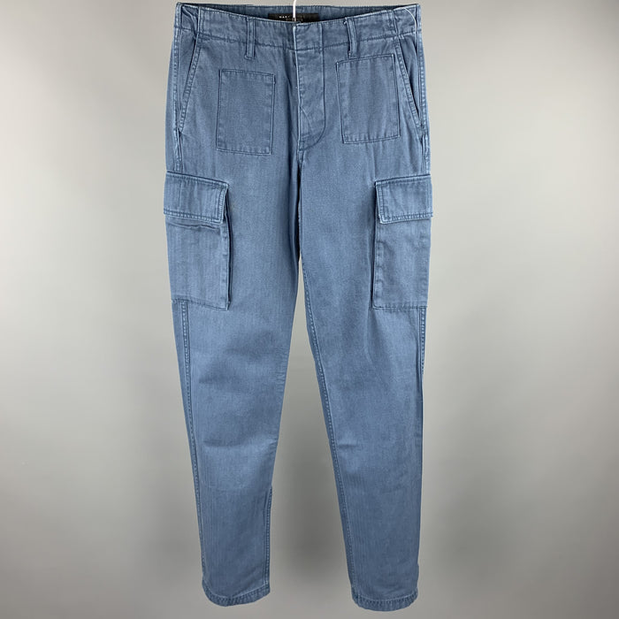 MARC by MARC JACOBS Talla 28 Pantalones casuales cargo de algodón azul