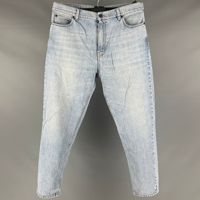 STELLA McCARTNEY Size 34 Blue Wash Denim Zip Fly Jeans