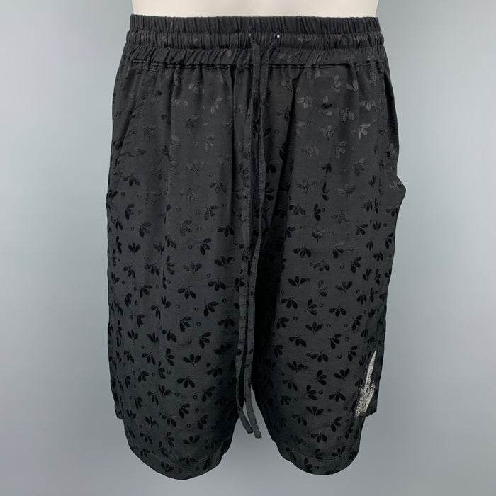 VIVIENNE WESTWOOD Anglomania Size XS Black Viscose Elastic Waistband Shorts