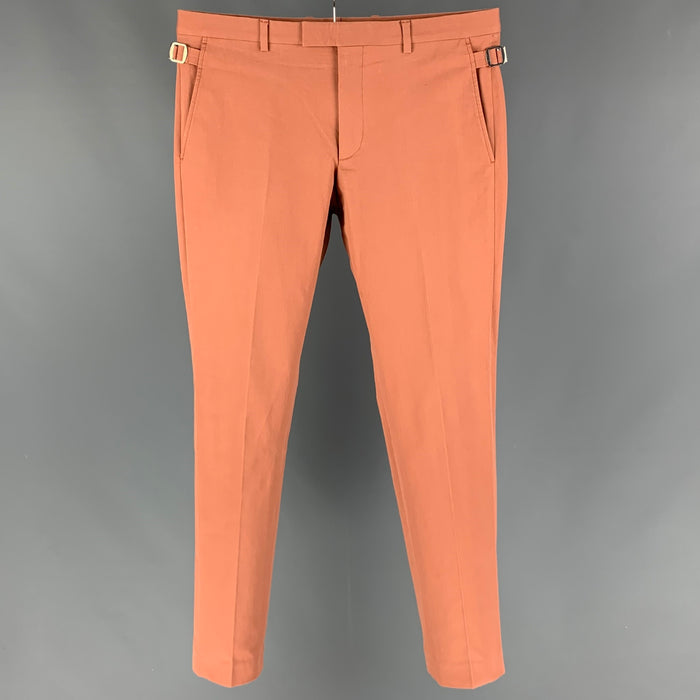 GUCCI Size 32 Orange Side Tabs Casual Pants