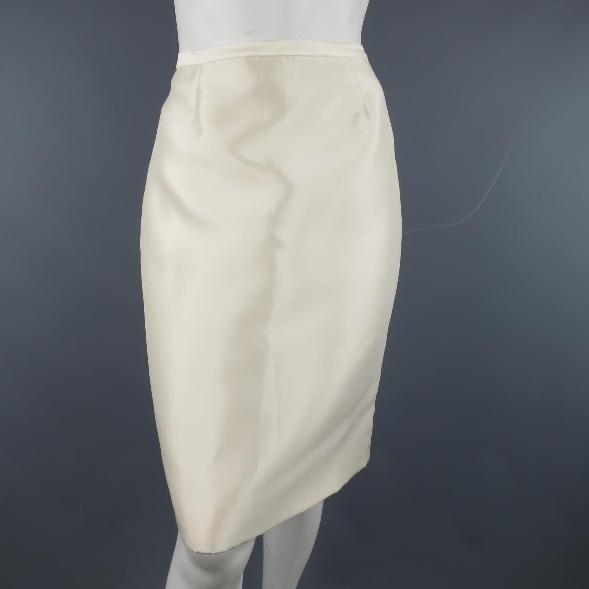 White pencil skirt outlet size 6