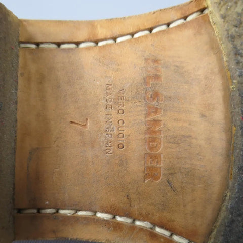 JIL SANDER Size 8 Red Suede Crepe Sole Chukka Boots JIL SANDER