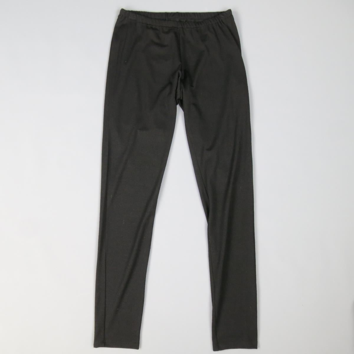 YOHJI YAMAMOTO Size 2 Black Wool Blend Stretch Leggings – Sui