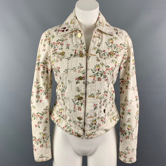 VIVIENNE WESTWOOD ANGLOMANIA x LEE Size S Multi-Color Floral Cotton Jacket