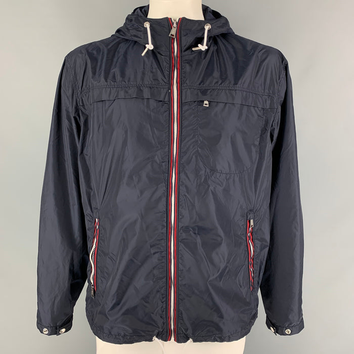 POLO by RALPH LAUREN Size XL Navy Polyester Windbreaker Jacket