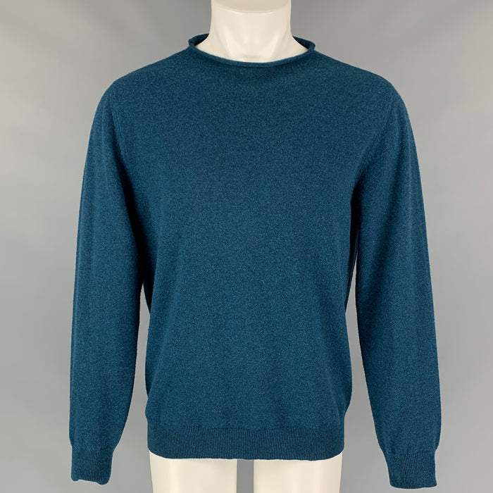 MAISON MARGIELA Size S Teal Cashmere Oversized Pullover