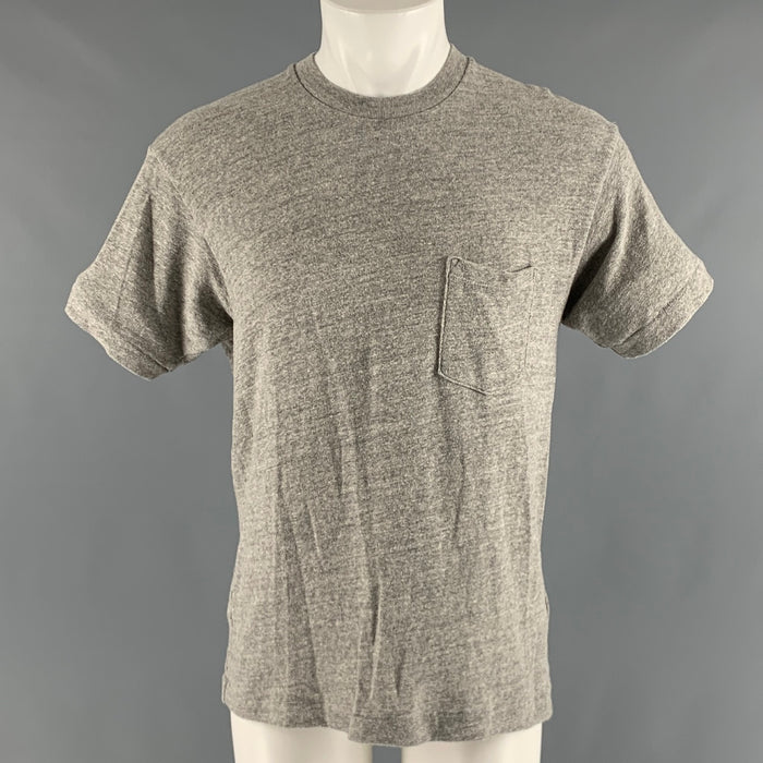 JOHN ELLIOTT Size S Grey Heather Cotton Short Sleeve T-shirt