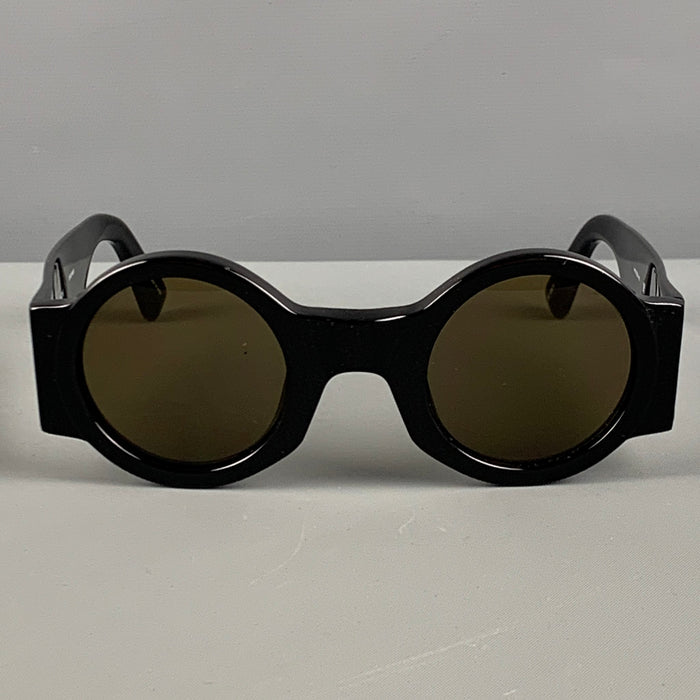 DRIES VAN NOTEN Size Black Acetate Cat 3 Sunglasses
