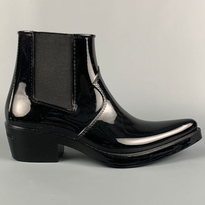 CALVIN KLEIN Size 9 Black Pull On Boots