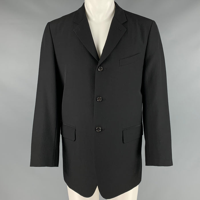COMME des GARCONS HOMME PLUS Size M Black Single breasted Coat