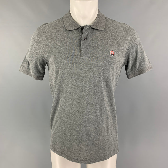 PAUL SMITH Polo de manga corta de algodón gris talla S