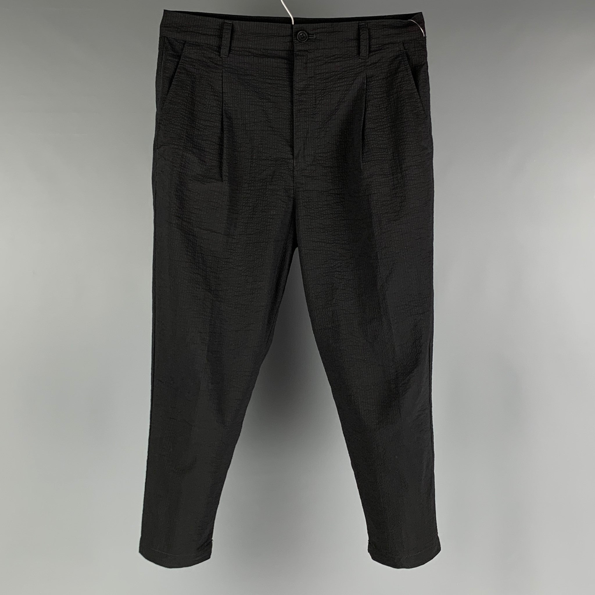 Lanvin Men's Wool Pants - Black - Casual Pants